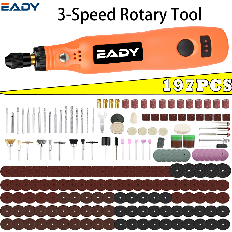 Power Tools Jack - Zestaw bezprzewodowych narzędzi obrotowych USB –