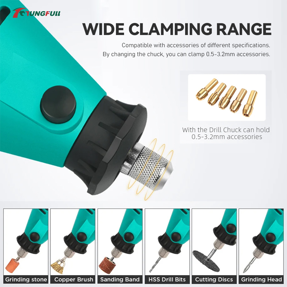 Zestaw mini szlifierki elektry – Power Tools Jack recenzja i cena