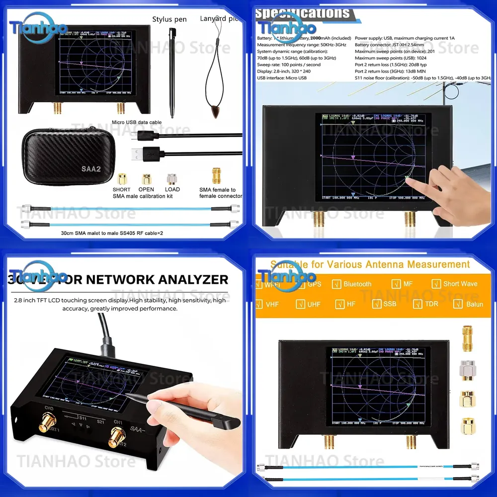 NanoVNA V2 3G S-A-A-2 Cyfrowy  – Power Tools Vector recenzja i cena