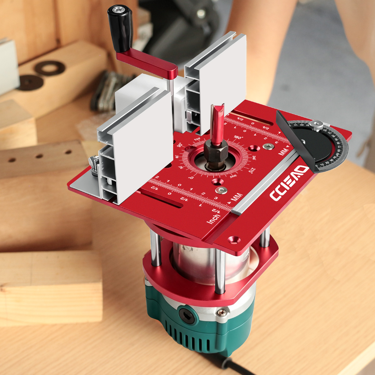 Zestaw aluminiowych płyt monta – Router Trim Base recenzja i cena